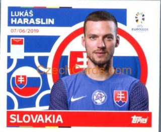 Lukáš Haraslin 2024 Topps UEFA Euro sticker #SVK19