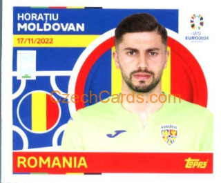 Horațiu Moldovan 2024 Topps UEFA Euro sticker #ROM4