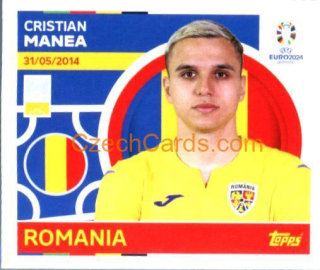 Cristian Manea 2024 Topps UEFA Euro sticker #ROM7