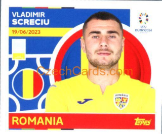 Vladimir Screciu 2024 Topps UEFA Euro sticker #ROM8