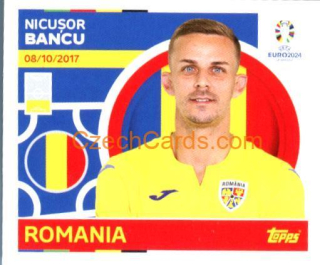 Nicușor Bancu 2024 Topps UEFA Euro sticker #ROM9