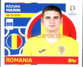 Răzvan Marin 2024 Topps UEFA Euro sticker #ROM14