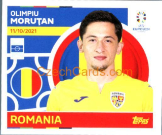 Olimpiu Moruţan 2024 Topps UEFA Euro sticker #ROM15