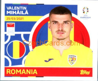 Valentin Mihăilă 2024 Topps UEFA Euro sticker #ROM18