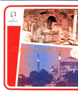 Turkey Landmark 1/2 2024 Topps UEFA Euro sticker #TUR-P1