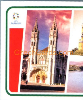 Portugal Landmark 1/2 2024 Topps UEFA Euro sticker #POR-P1