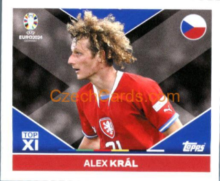 Alex Král 2024 Topps UEFA Euro sticker #CZE-TOP2