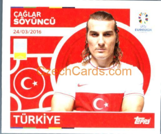 Çağlar Söyüncü 2024 Topps UEFA Euro sticker #TUR6