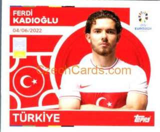 Ferdi Kadıoğlu 2024 Topps UEFA Euro sticker #TUR11