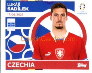 Lukáš Sadílek 2024 Topps UEFA Euro sticker #CZE15