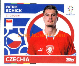 Patrik Schick 2024 Topps UEFA Euro sticker #CZE19