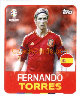 Fernando Torres Legend 2024 Topps UEFA Euro sticker #LEG1