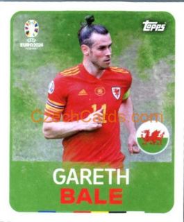 Gareth Bale Legend 2024 Topps UEFA Euro sticker #LEG2