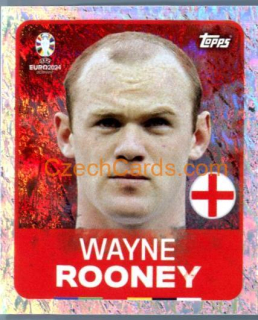 Wayne Rooney Legend 2024 Topps UEFA Euro sticker foil #LEG3