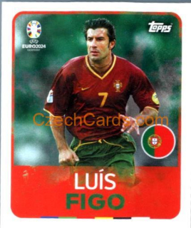 Luis Figo Legend 2024 Topps UEFA Euro sticker #LEG7