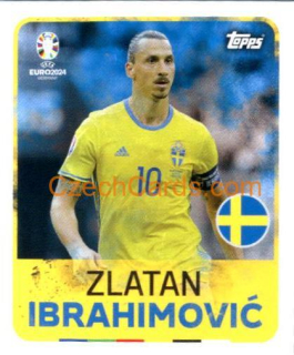 Zlatan Ibrahimović Legend 2024 Topps UEFA Euro sticker #LEG10