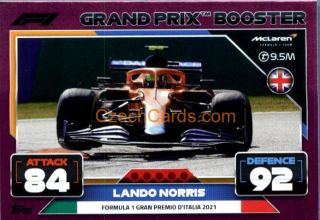 Lando Norris (McLaren) 2022 Turbo Attax purple #325