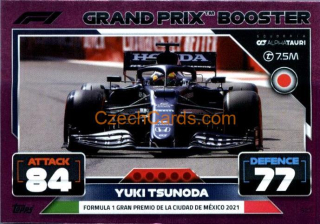 Yuki Tsunoda (Scuderia AlphaTauri) 2022 Turbo Attax purple #327