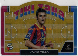 David Villa 2023/24 Topps Superstars Tiki Taka #TT-5 Case Hit