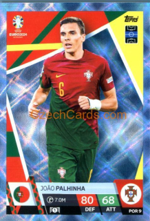 João Palhinha 2024 EURO Match Attax crystal parallel #POR9