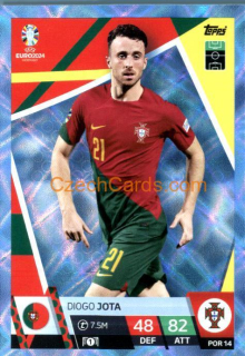 Diogo Jota 2024 EURO Match Attax crystal parallel #POR14