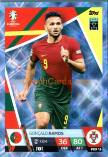 Gonçalo Ramos 2024 EURO Match Attax crystal parallel #POR18