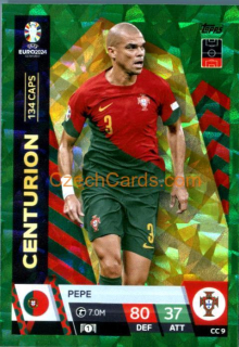 Pepe 2024 EURO Match Attax Centurion green parallel #CC9