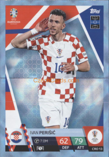 Ivan Perišić 2024 EURO Match Attax crystal parallel #CRO13