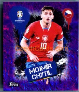 Mojmír Chytil 2024 Topps UEFA Euro sticker foil purple #CZE3