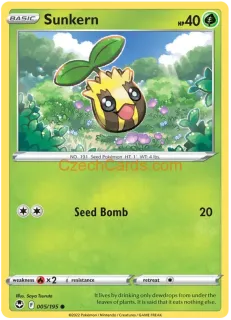 Sunkern 005/195 common Pokémon Card