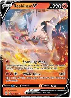 Reshiram V 024/195 rare Pokémon Card