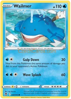 Wailmer 037/195 common Pokémon Card