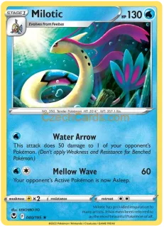 Milotic 040/195 rare Pokémon Card