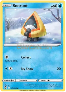 Snorunt 041/195 common Pokémon Card