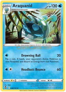 Araquanid 048/195 uncommon Pokémon Card