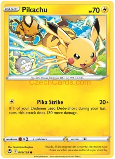 Pikachu 049/195 common Pokémon Card