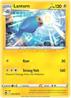 Lanturn 052/195 uncommon Pokémon Card