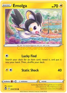 Emolga 054/195 common Pokémon Card