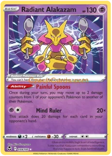 Radiant Alakazam 059/195 rare Pokémon Card