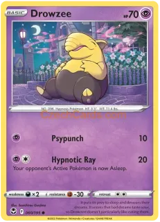 Drowzee 060/195 common Pokémon Card