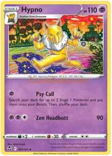 Hypno 061/195 uncommon Pokémon Card