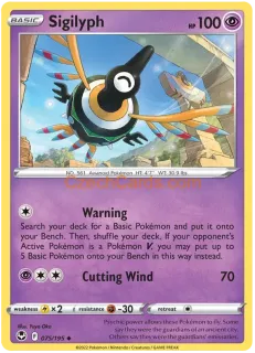 Sigilyph 075/195 uncommon Pokémon Card