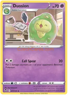 Duosion 077/195 uncommon Pokémon Card