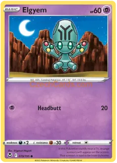 Elgyem 079/195 common Pokémon Card