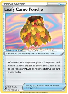 Leafy Camo Poncho 160/195 uncommon Pokémon Card