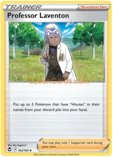 Professor Laventon 162/195 uncommon Pokémon Card