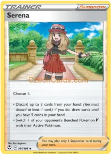 Serena 164/195 uncommon Pokémon Card