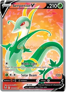 Serperior V 170/195 ultra rare Pokémon Card