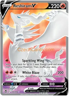 Reshiram V 172/195 ultra rare Pokémon Card