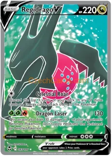 Regidrago V 183/195 ultra rare Pokémon Card